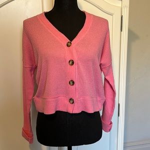 Pink cardigan 5lb box for $25